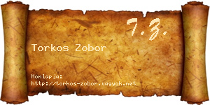 Torkos Zobor névjegykártya